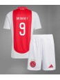 Ajax Brian Brobbey #9 Domácí dres pro děti 2024-25 Krátký Rukáv (+ trenýrky)